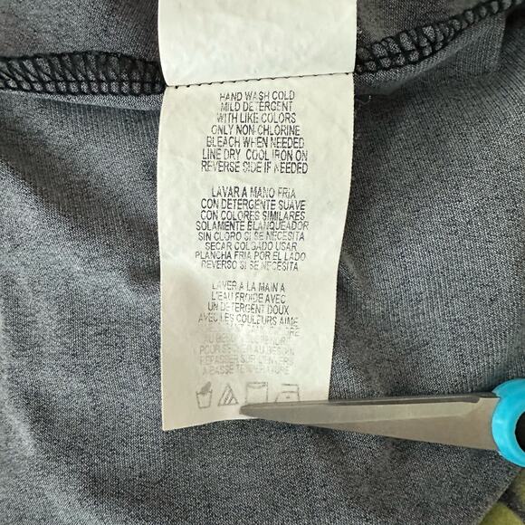 Tiana B Black Colorful Mosaic Sunset Print Ruffle Hem Sleeveless Dress Sz S - Picture 8 of 8